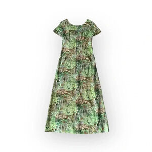 vintage hand made 1970's maxi dress